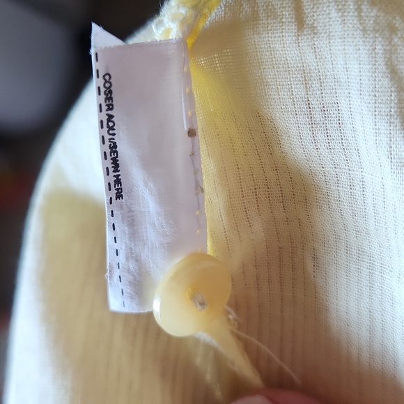 Mango Casual Women's Sleepless top size L Yellow - Picture 5 of 5